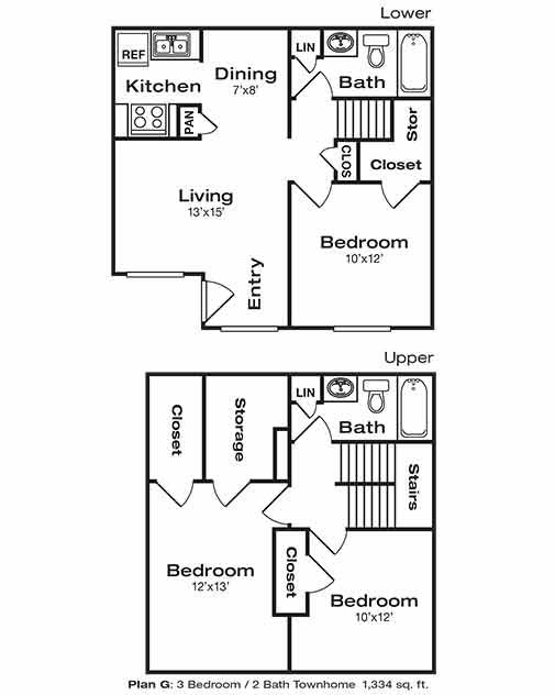 3BR/2BA - Emerald Pointe