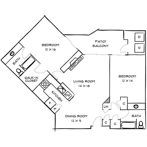 Floorplan - 3400 Avenue of the Arts