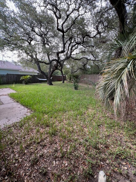 Fenced backyard - 1306 8th St