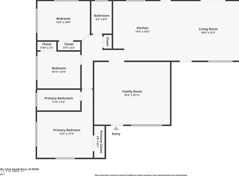 layout - 1323 E Carol Ave