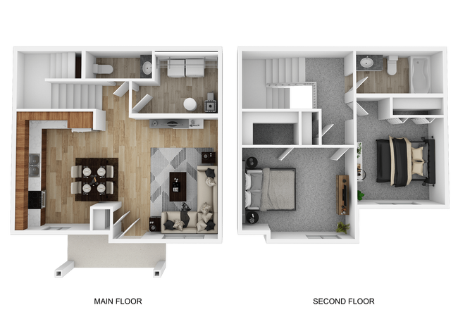 Floorplan - Lacey Village Townhomes