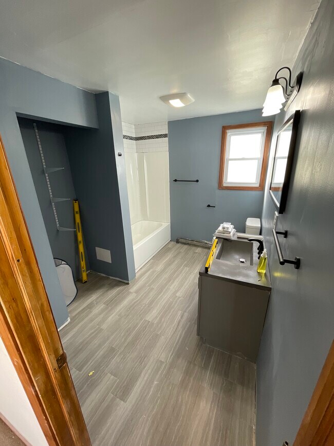 Bathroom (fully completed, not pictured) - 712 25th St