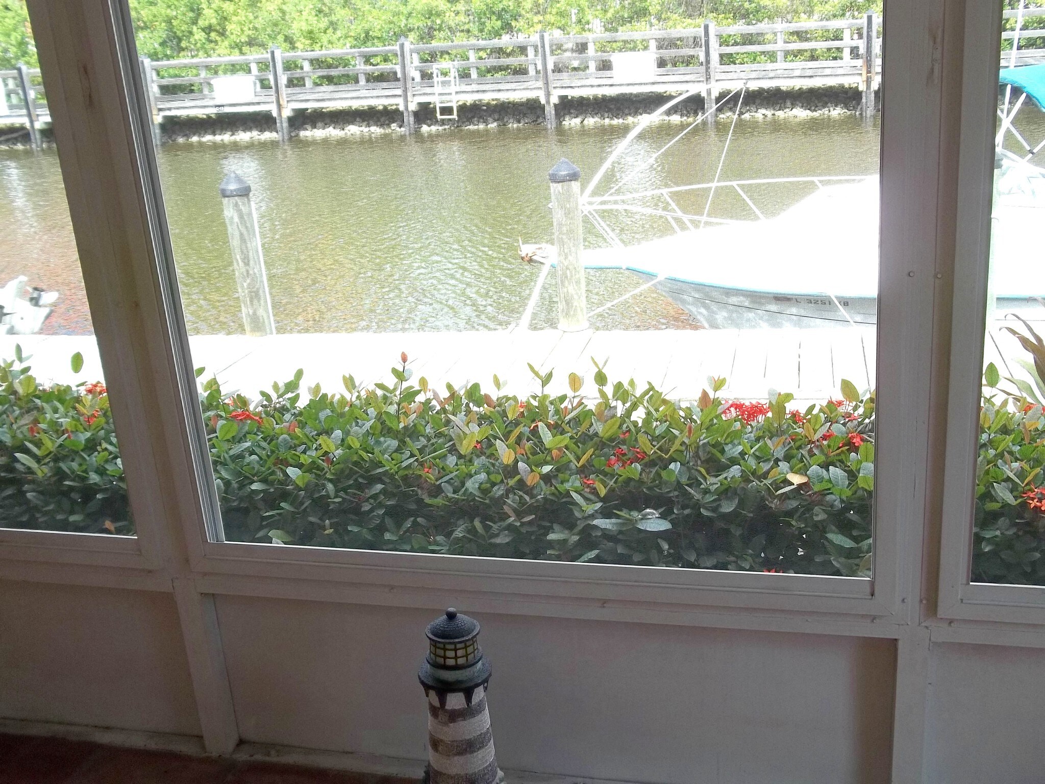 view to water from lanai - 1475 Curlew Ave