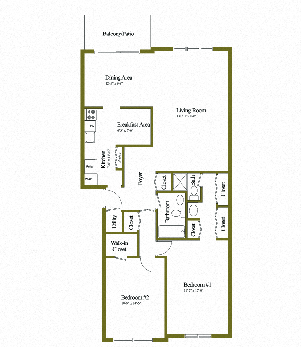 Floorplan - Charlesgate Apartments