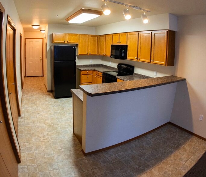 Spacious Kitchen - The M Apartments