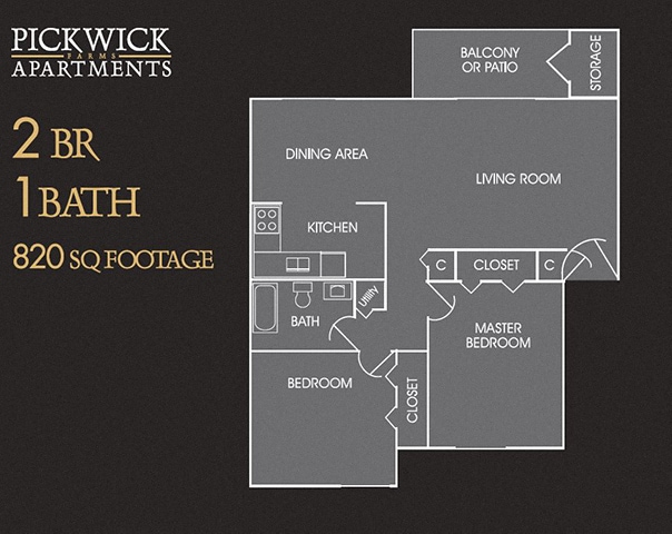 Floorplan - Pickwick Farms Apartments