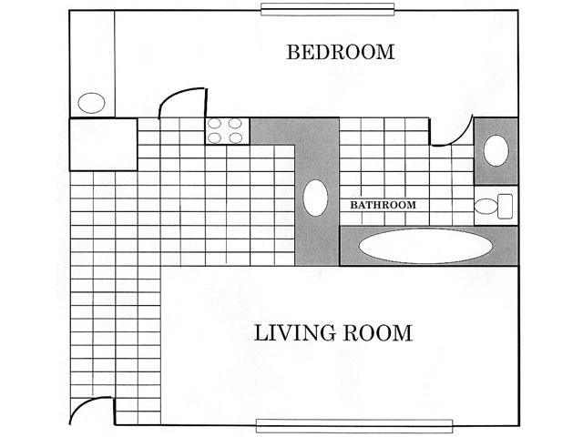 Floorplan - Evergreen Court Apartments