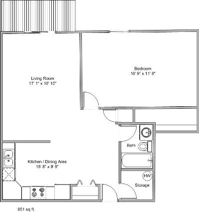 1BR/1BA - Prairiewood Meadows