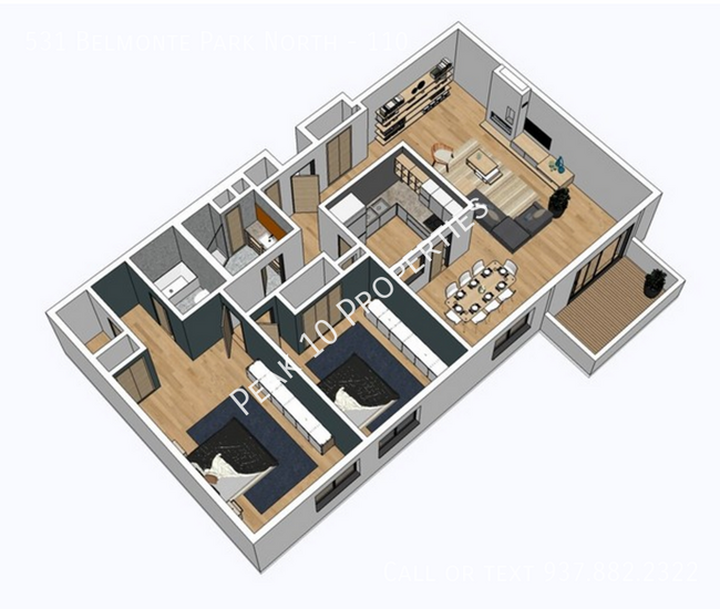 Building Photo - Beautiful two bedroom apartment with priva...