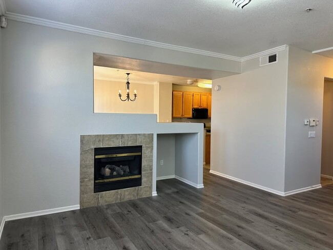 Living Dining with fireplace - 1715 Paseo Aurora