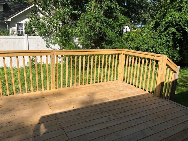 Deck in Backyard - 32 Locker St