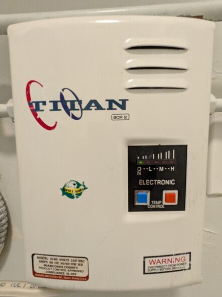 Tankless water heater - 2490 NE 184th St