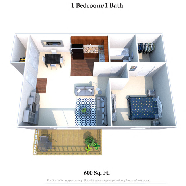 Floorplan - Forest Creek Apartments