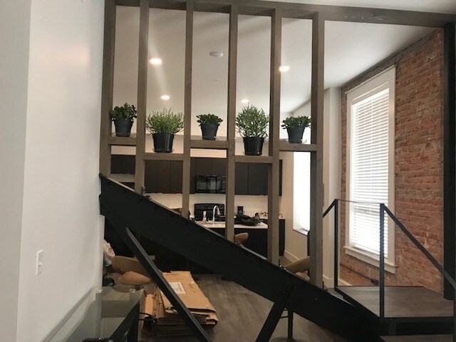 View from living area to kitchen - 124 N 29th St