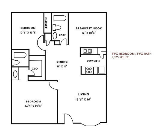 Floorplan - 7979 Westheimer Apartments