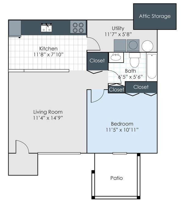 Floorplan - Meadowood Apts