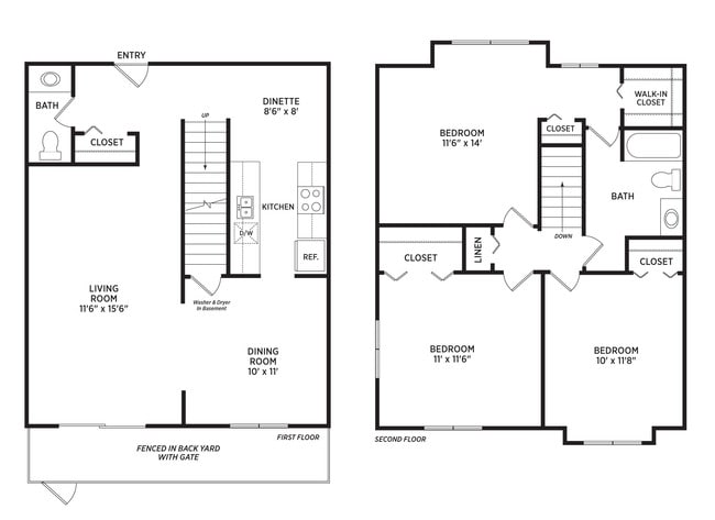 Floorplan - Carriage Hill East Apartments and Townhomes