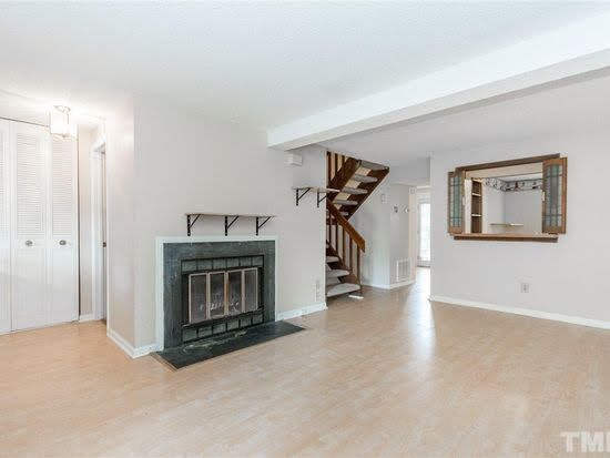 Living Room with Fireplace - 4105 Iver Johnson Dr