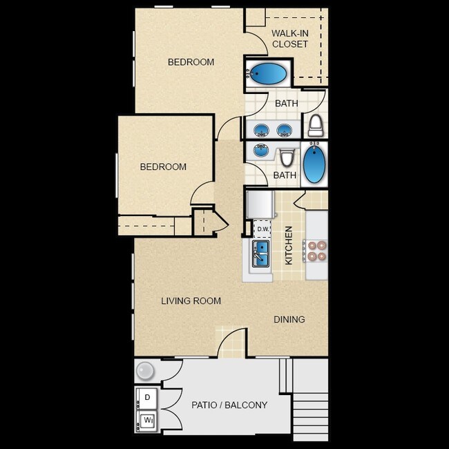 Plan 2 - Laurel Canyon Apartment Homes