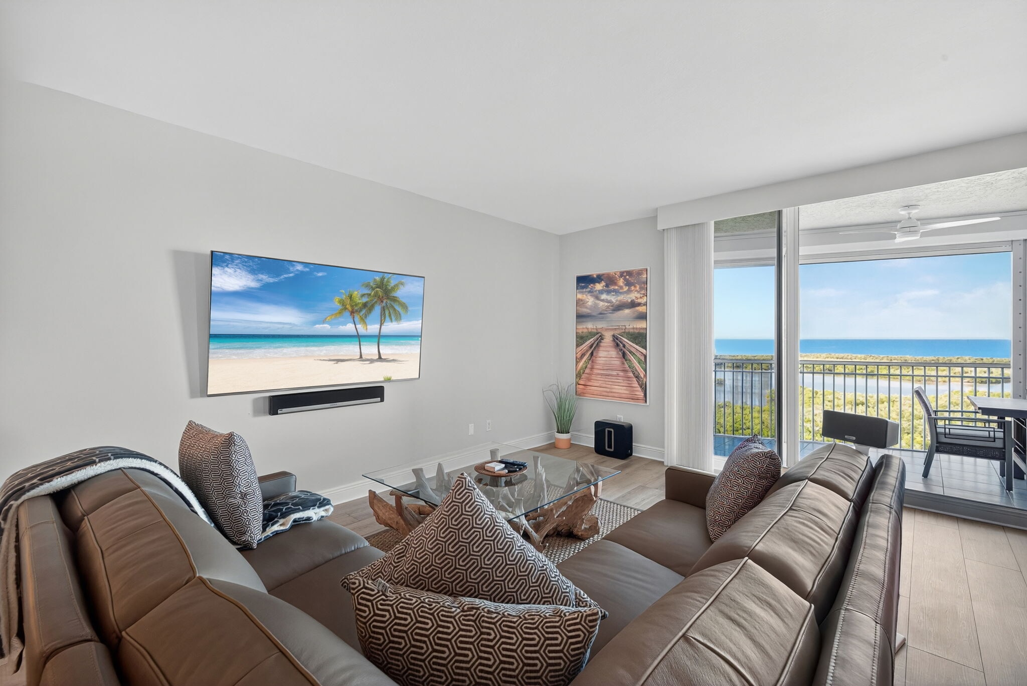 75” smart tv with Sonos surround system - 1001 Arbor Lake Dr