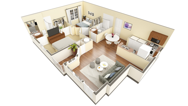 Floorplan - Springs at Palma Sola Apartments