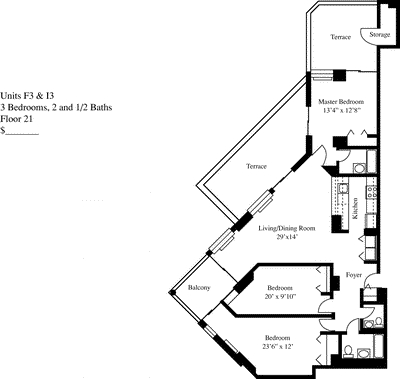 Floorplan - Portside Towers