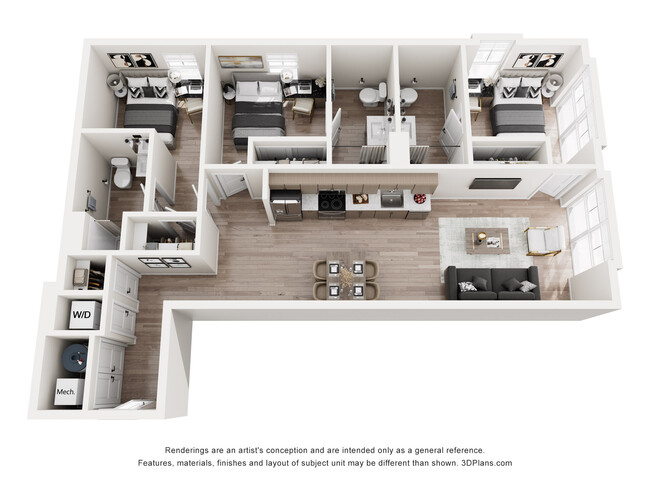 Floorplan - 608 E Chalmers (New Development)