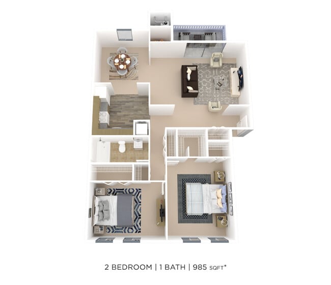 Floorplan - East Meadow Apartment Homes