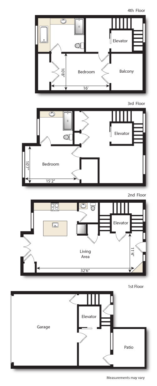 Floorplan - Washington Street Townhomes