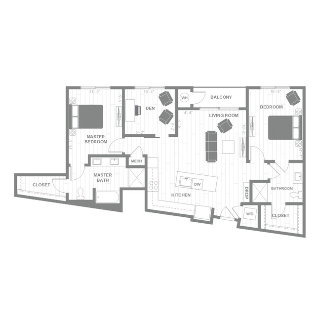 Floorplan - Banyan on Washington