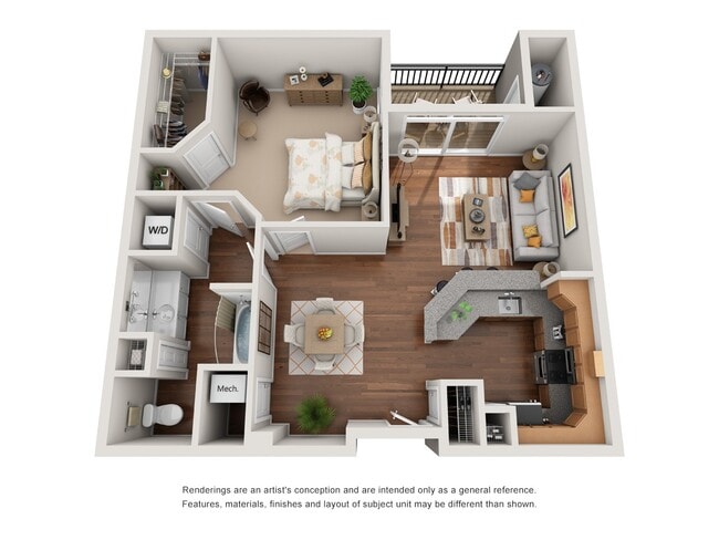 Floorplan - The Tuscany Apartments