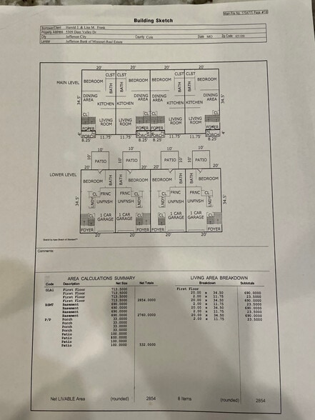 Floor plan - 5309 Deer Valley Dr