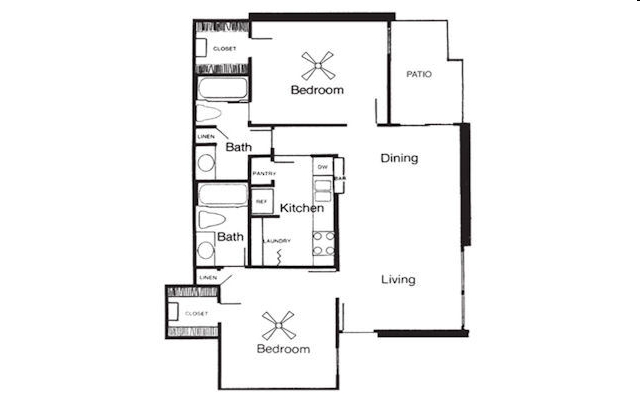 F Plan - Applewood Village Apartments