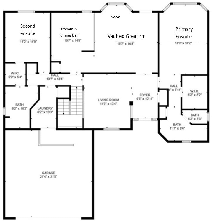 floor plan - 152 Las Lunas St
