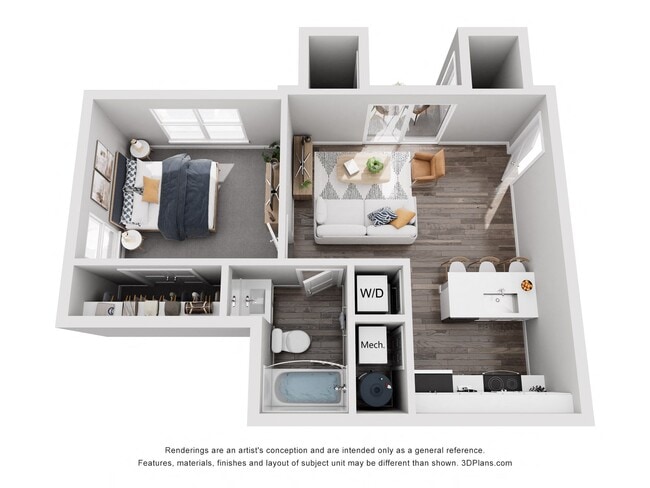 Floorplan - Westlake Place Apartments