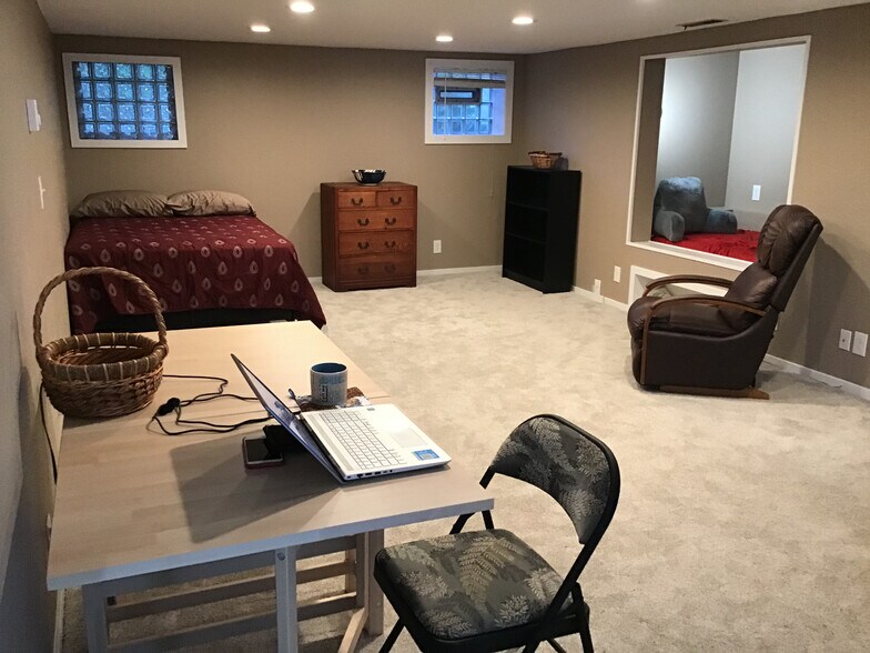 Main area with reading nook. - 17405 Ashworth Ave N