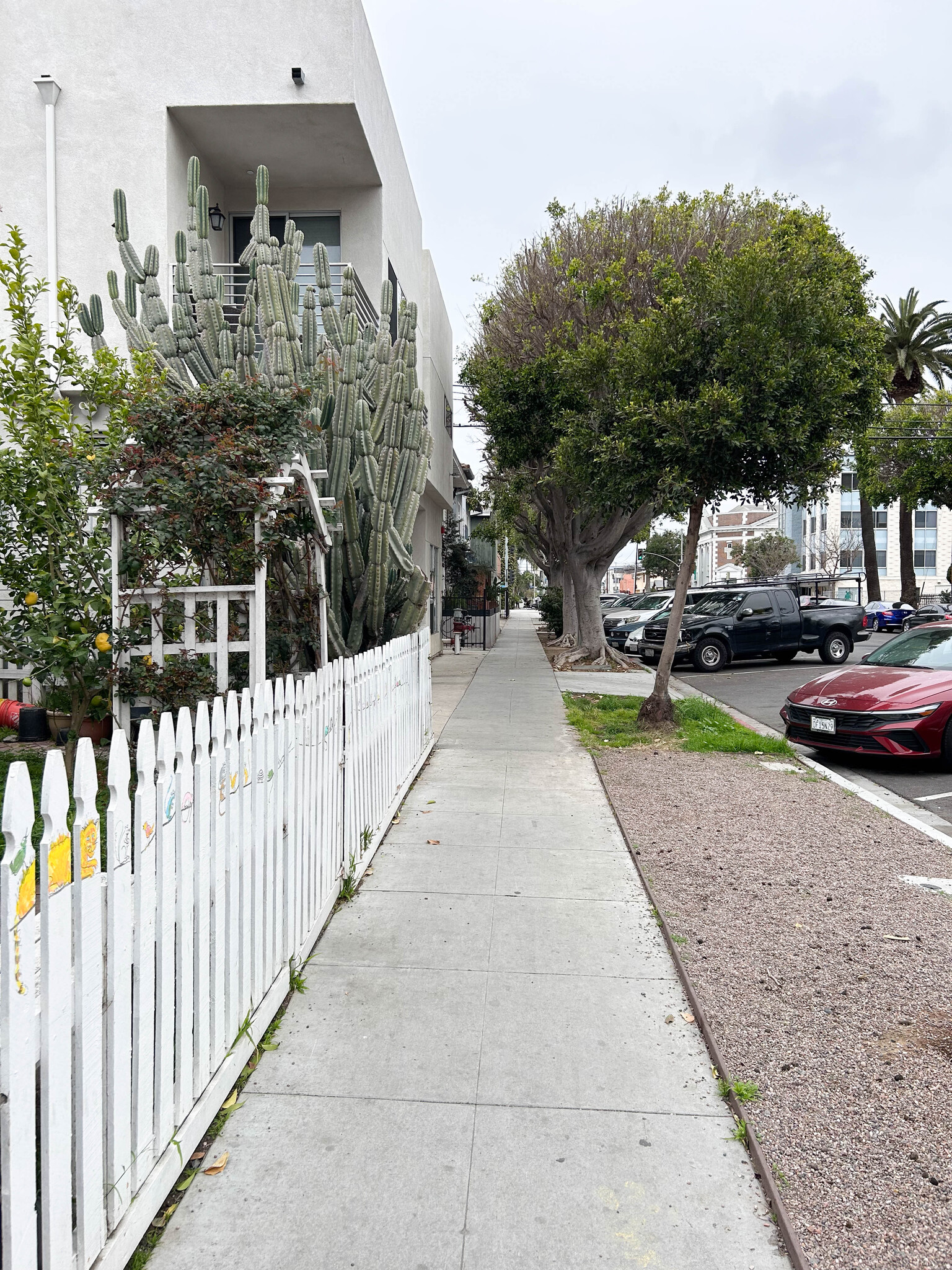 From property gate, towards 3rd Street - 211 Linden Avenue