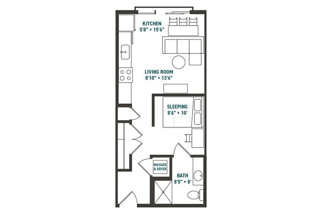 Stellar Plus Studio 503 - Northside Apartments