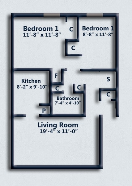 Floorplan - Old Post Apartments