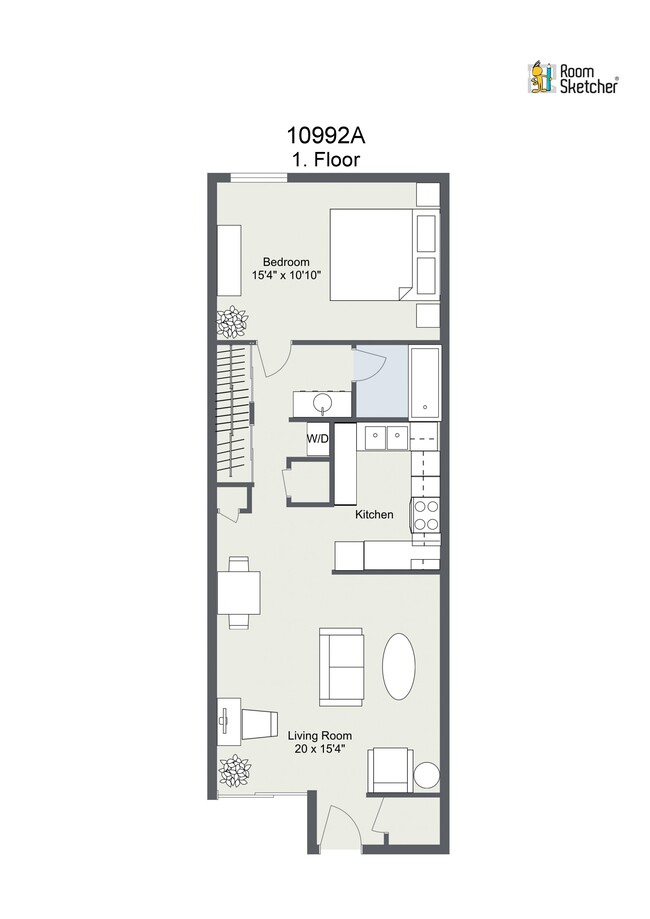 1BR, 1 BA - Village Park