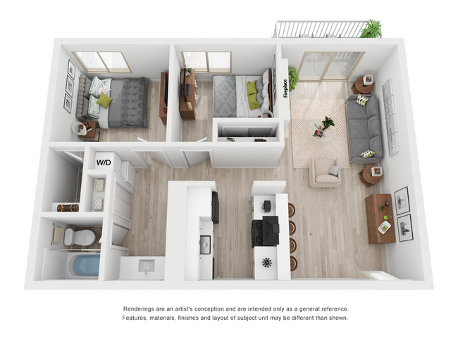 Avenue View 2x2.jpg - Avenue View Apartments