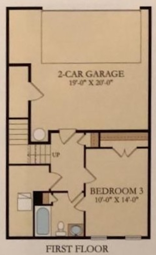 First Floor Plan - 1952 Bainbridge Ln