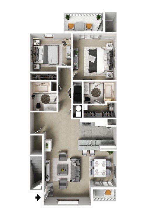 Floorplan - Retreat at Dry Creek I