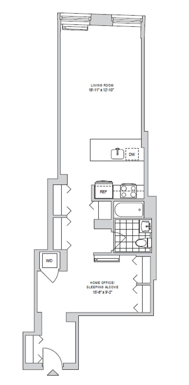 Floorplan - 70 Pine Apartments