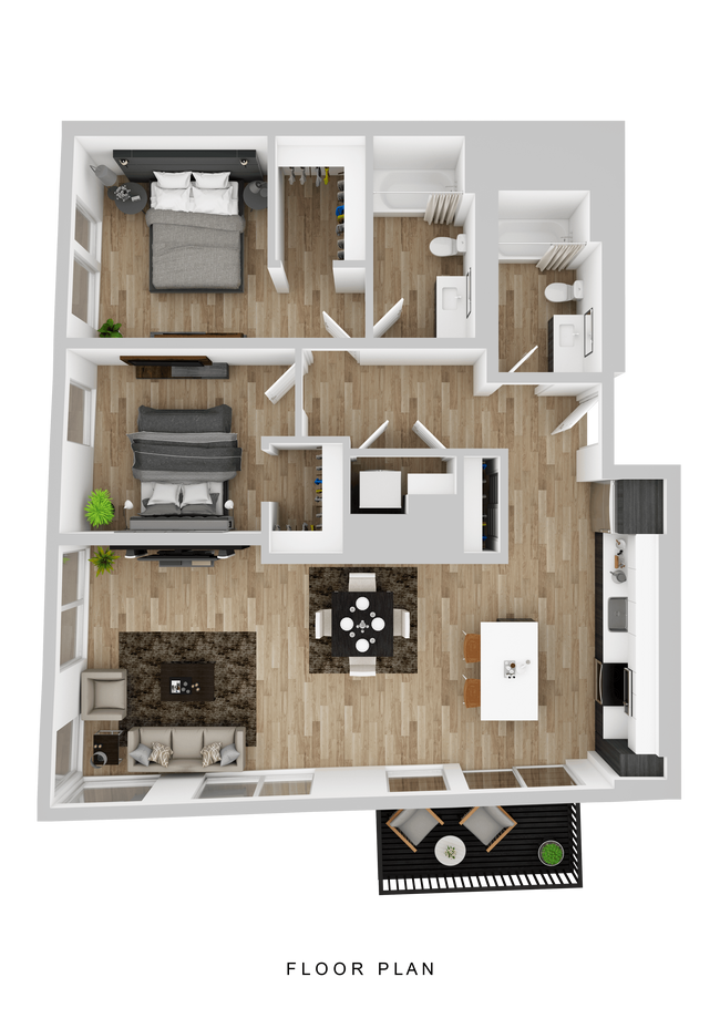 Floorplan - Hyas Point Apartments