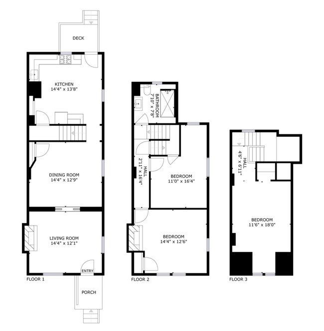Building Photo - 3 BEDROOMS, 1 FULL BATHROOM + 2 FREE OFF-S...