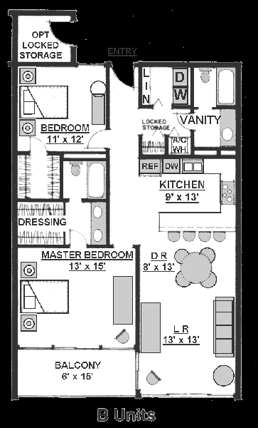 2BR/2BA - Anastasia Condos