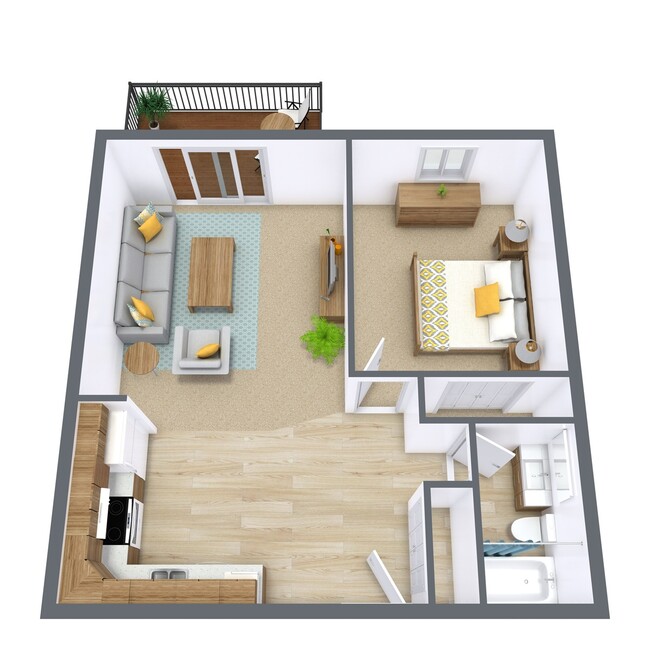 Floorplan - Parkside Apartments