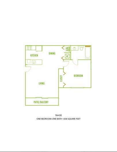 1BR/1BA - Hidden Cove Apartments