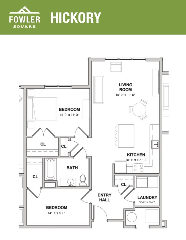 Floorplan - Fowler Square